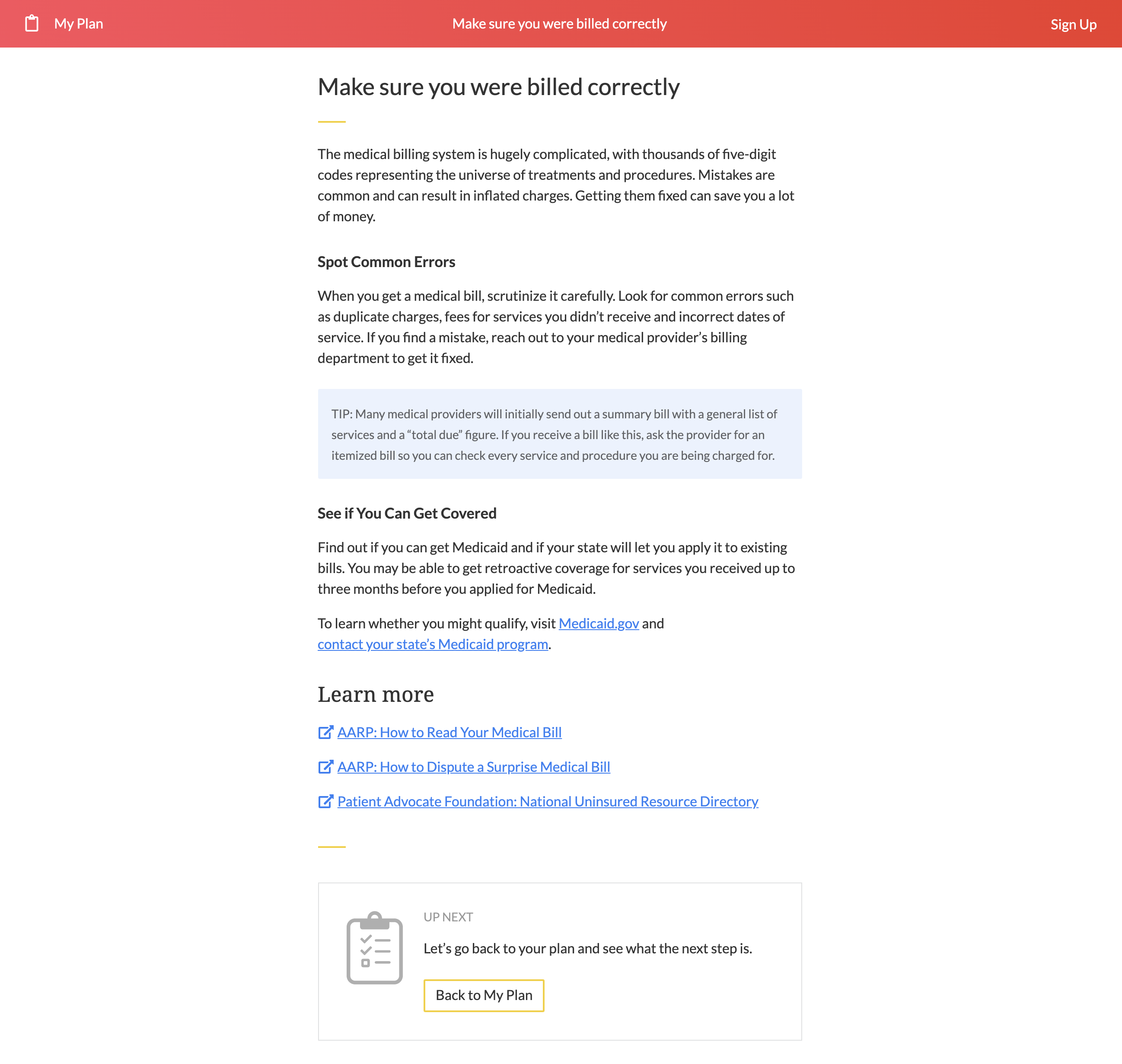 AARP Money Map™ gallery image