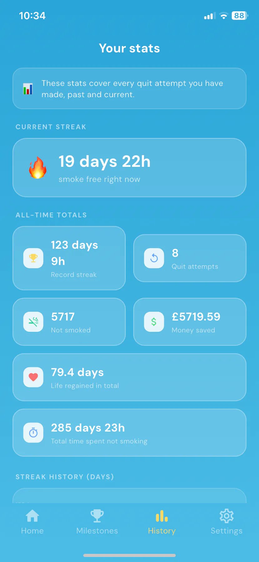 CleanAir - Quit Smoking Tracker gallery image