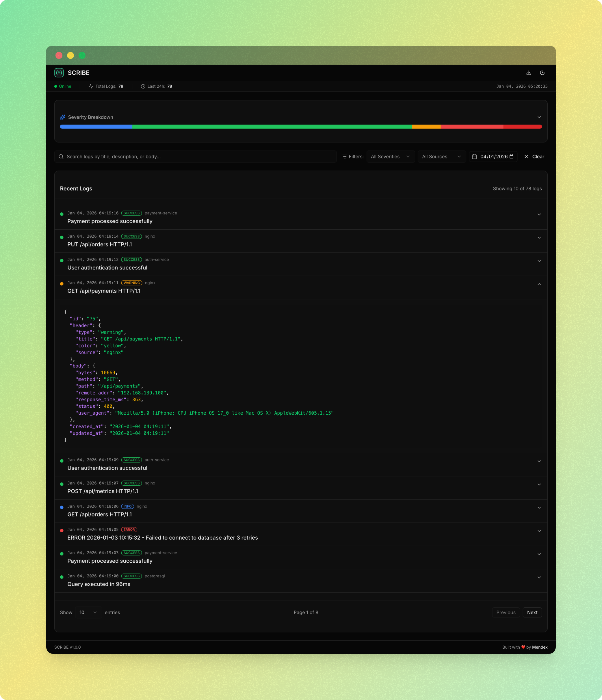 SCRIBE - Main product screenshot demonstrating key features and user interface