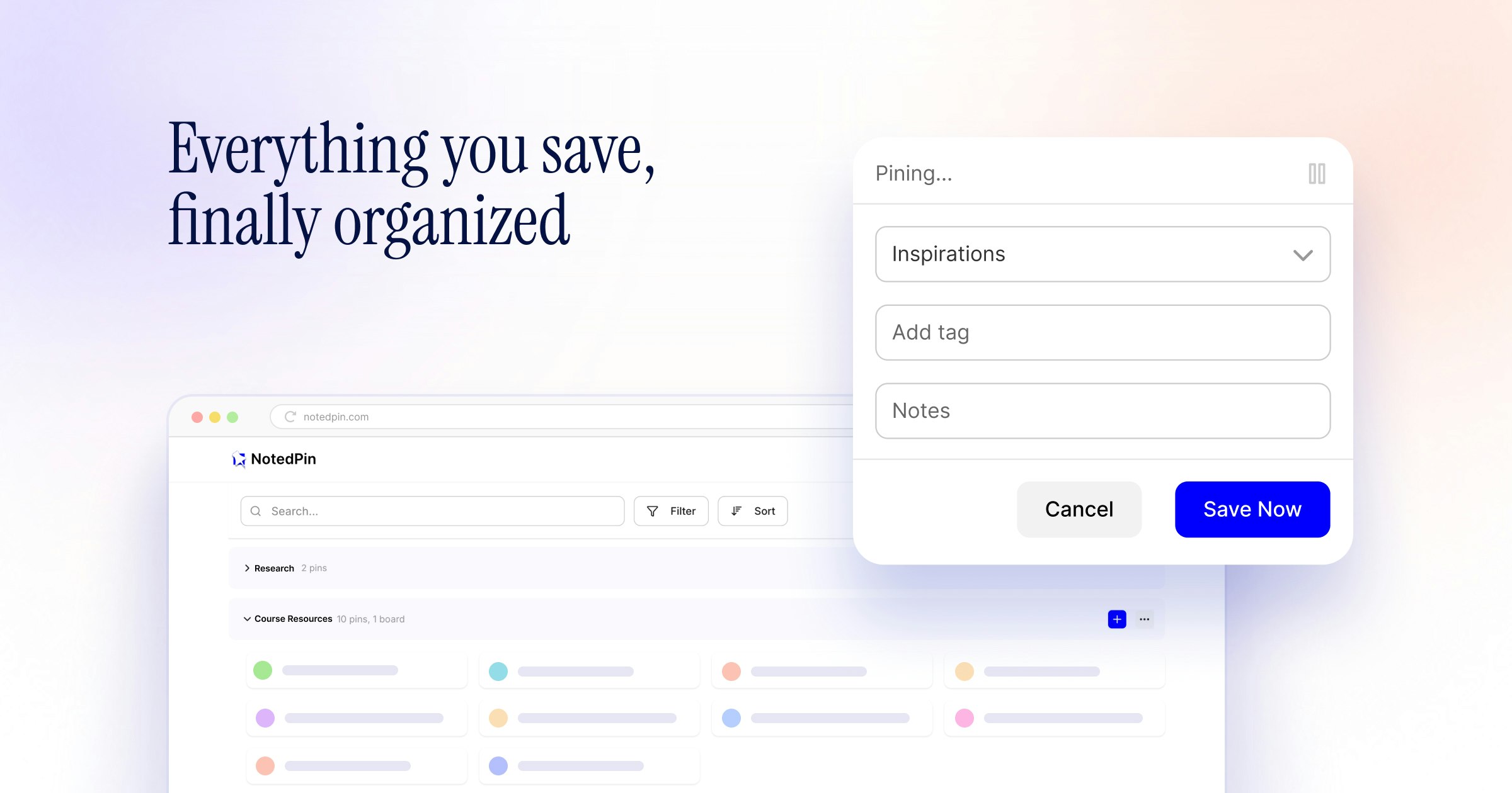 NotedPin - Save and share knowledge  gallery image