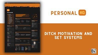 Personal HQ - Notion Life Dashboard gallery image