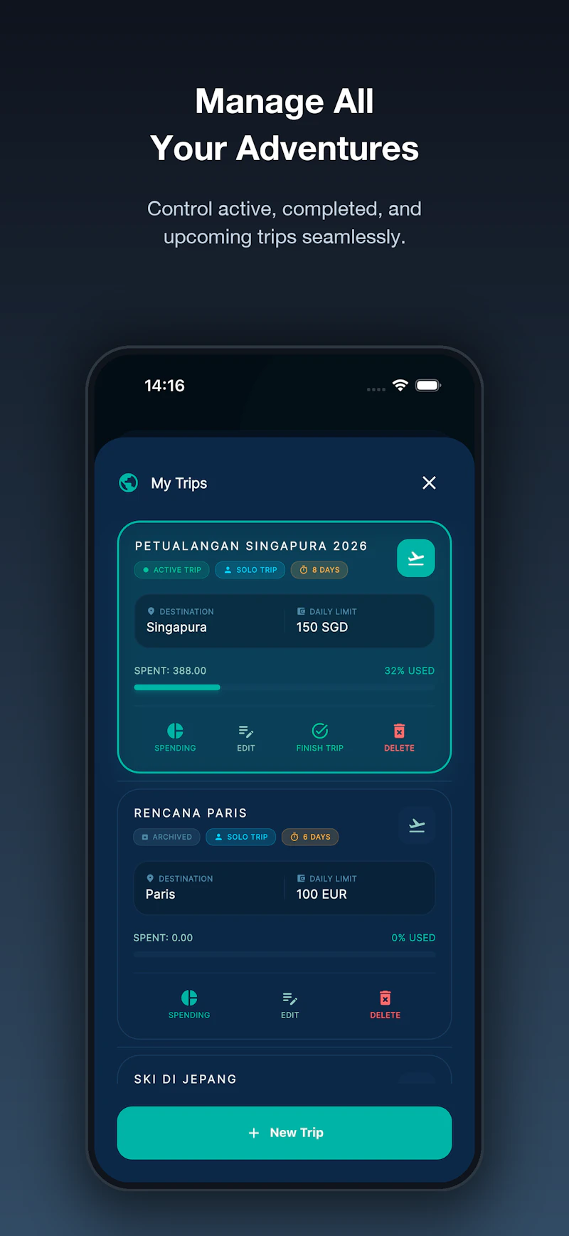 TripBudget: Travel & Expenses screenshot 3