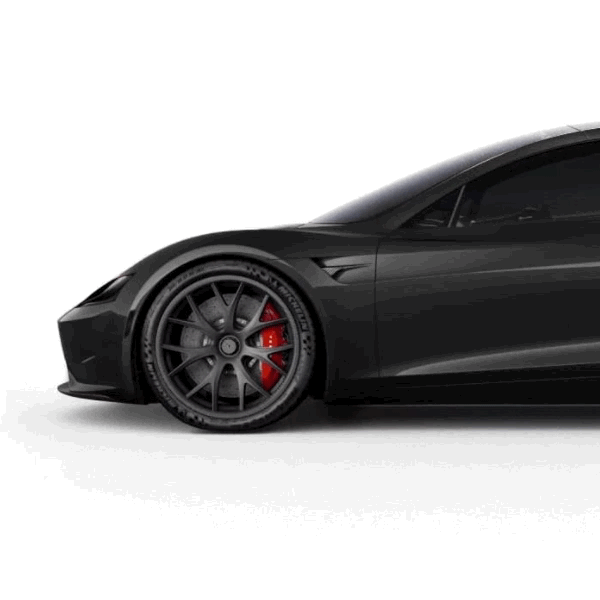 New Tesla Roadster in Colors