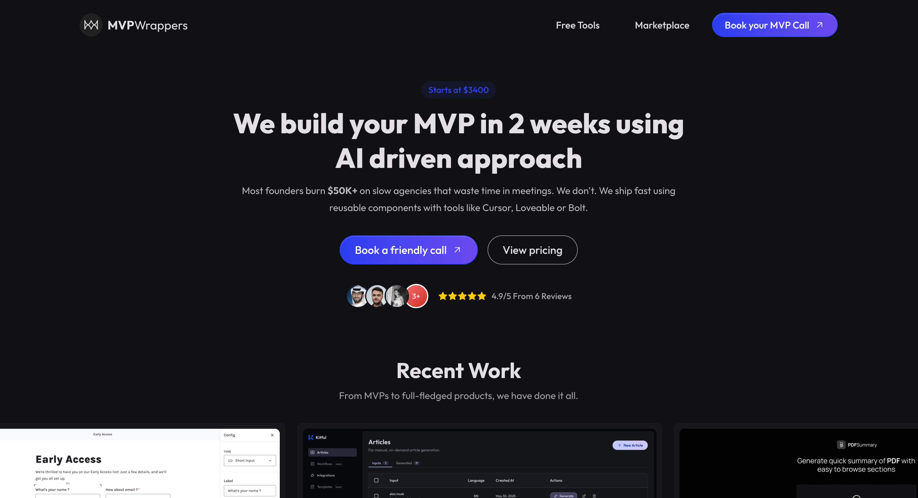 Media Pembungkus MVP - Bina MVP anda dalam 2 minggu MVP Marketplace 1
