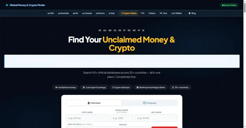 CryptoAndMoneySearch screenshot 1