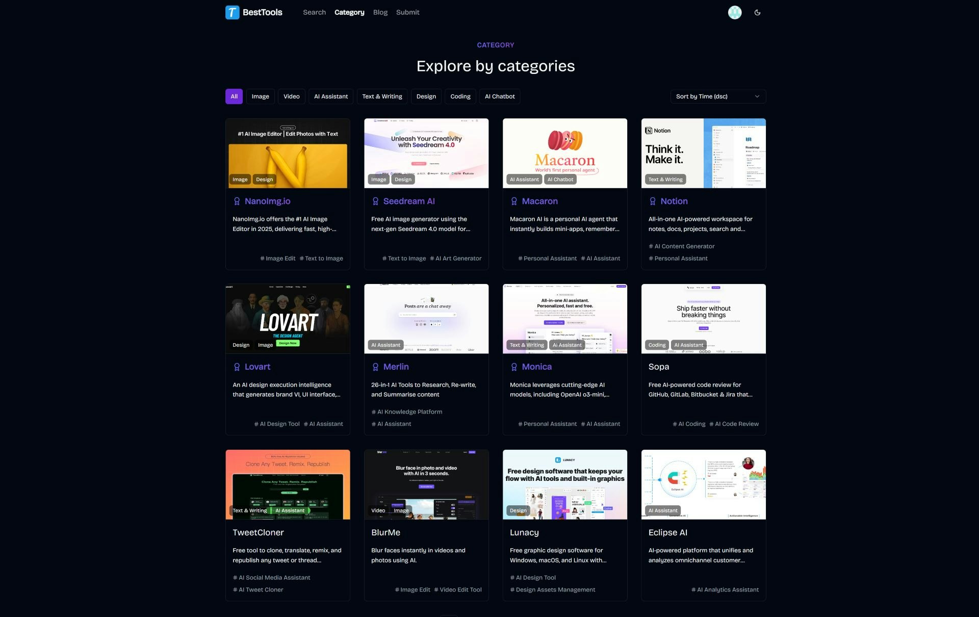 Média Besttools - Le meilleur site Web pour trouver les meilleurs outils d'IA 2