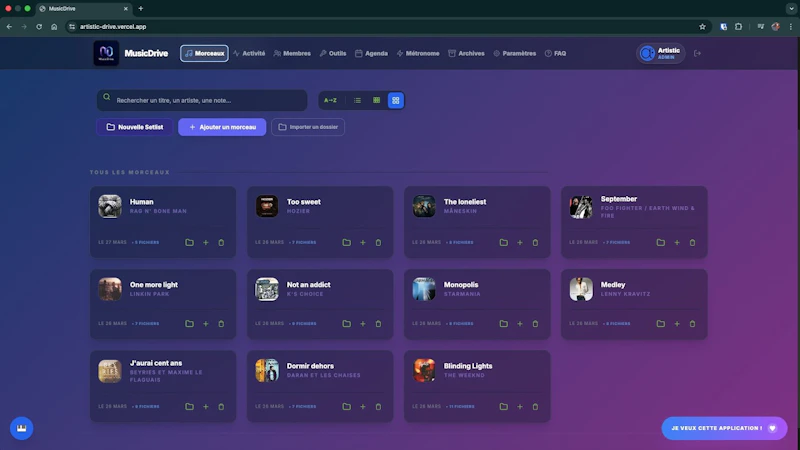 Music Drive screenshot 1 (video preview)