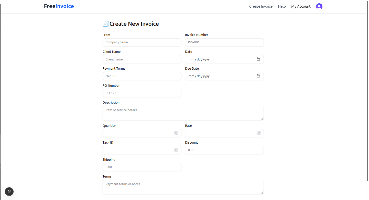 Free Invoice Generator gallery image