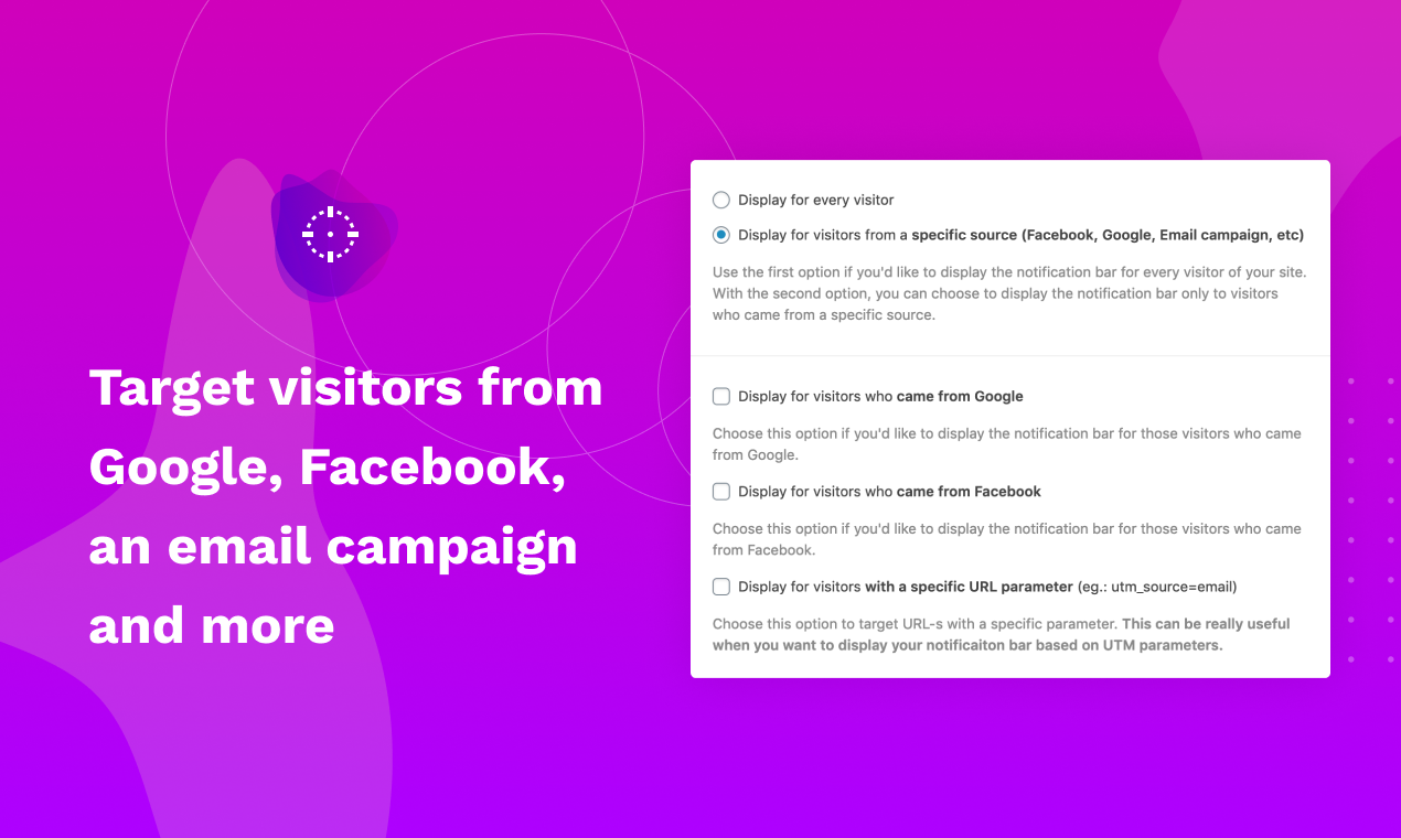 Smart Notification Bar for WordPress gallery image