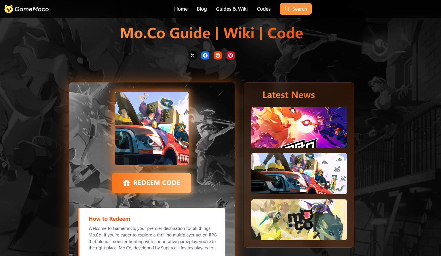 Gamemoco - Game Mo.co Guide |Wiki |Code media 1