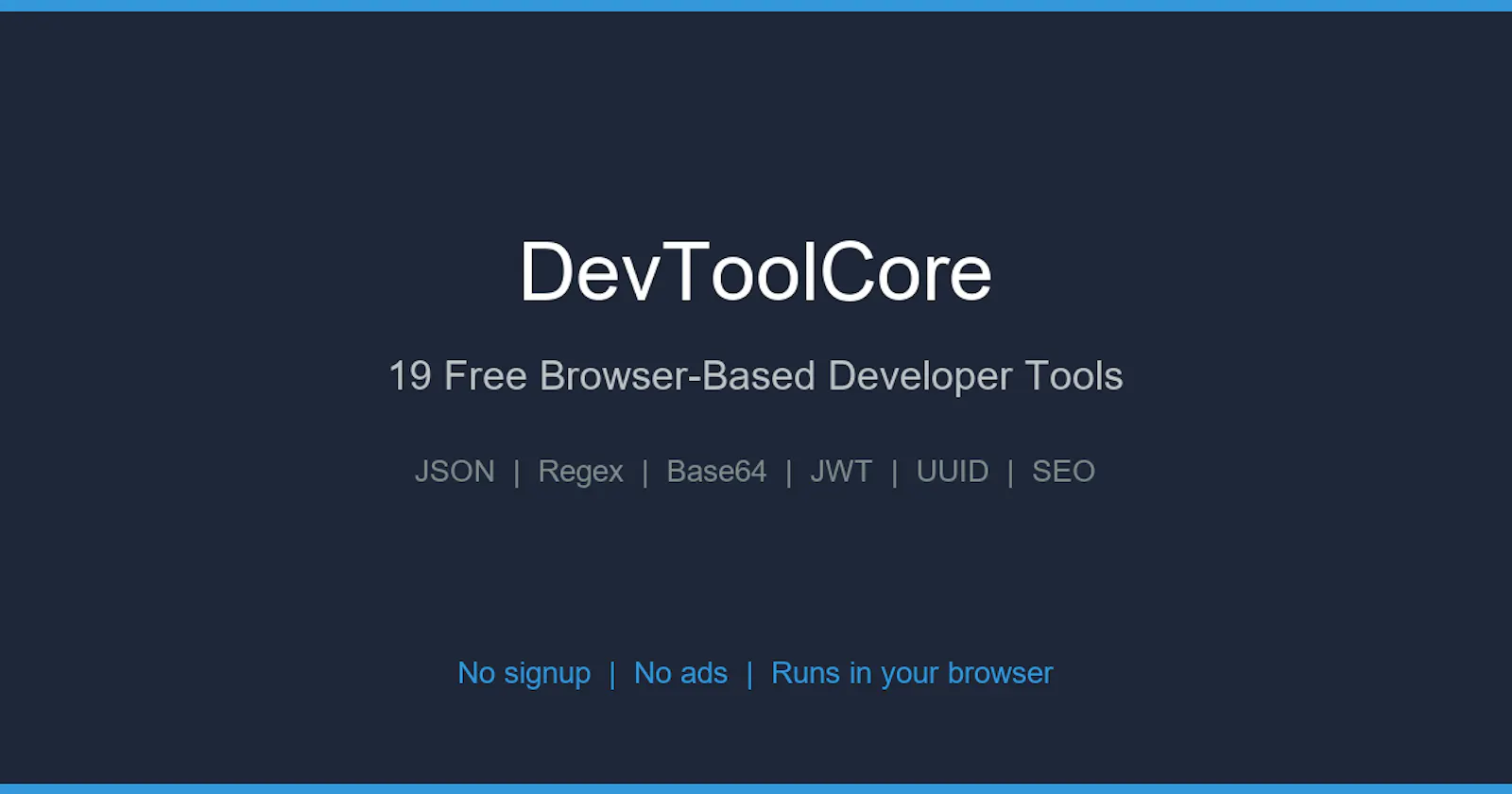 Free Online Developer Tools screenshot 1