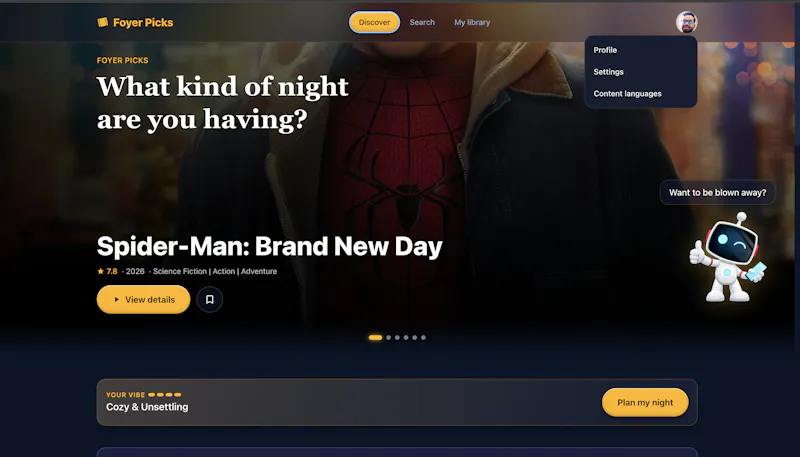 Foyer Picks screenshot 1
