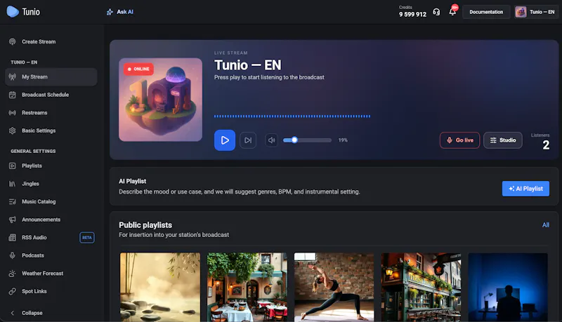 Tunio screenshot 2