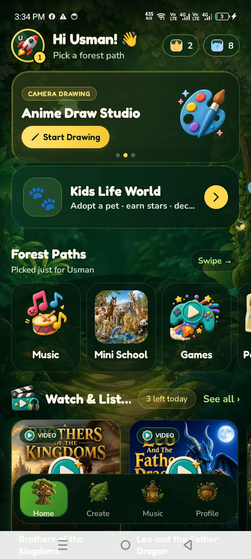 Skidosh Kids App screenshot 1