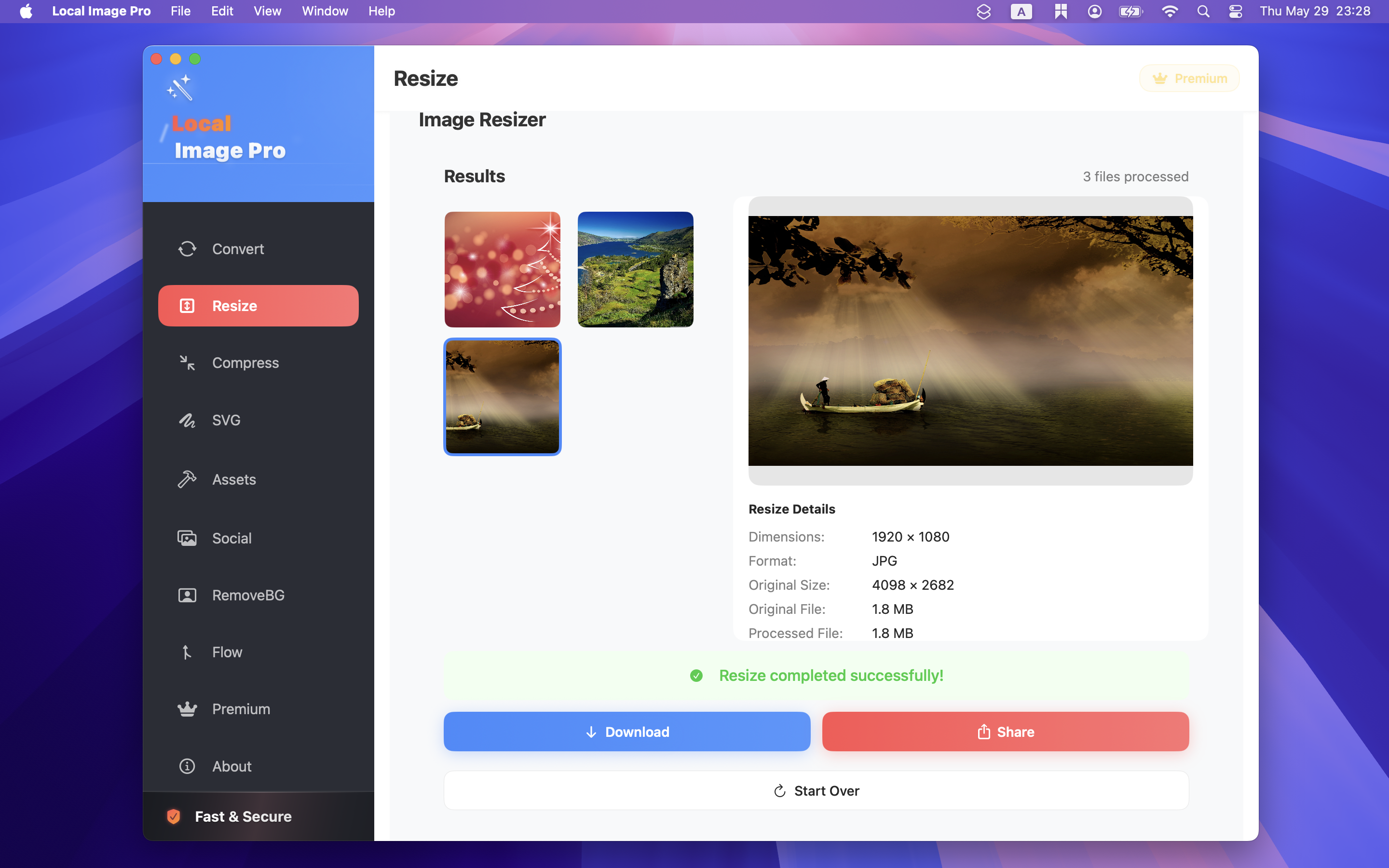 Pro Image Local - แปลง, บีบอัด, ปรับขนาดภาพใน Mac media 4