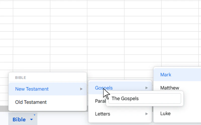 SheetsMenu & SheetsGroups screenshot 16