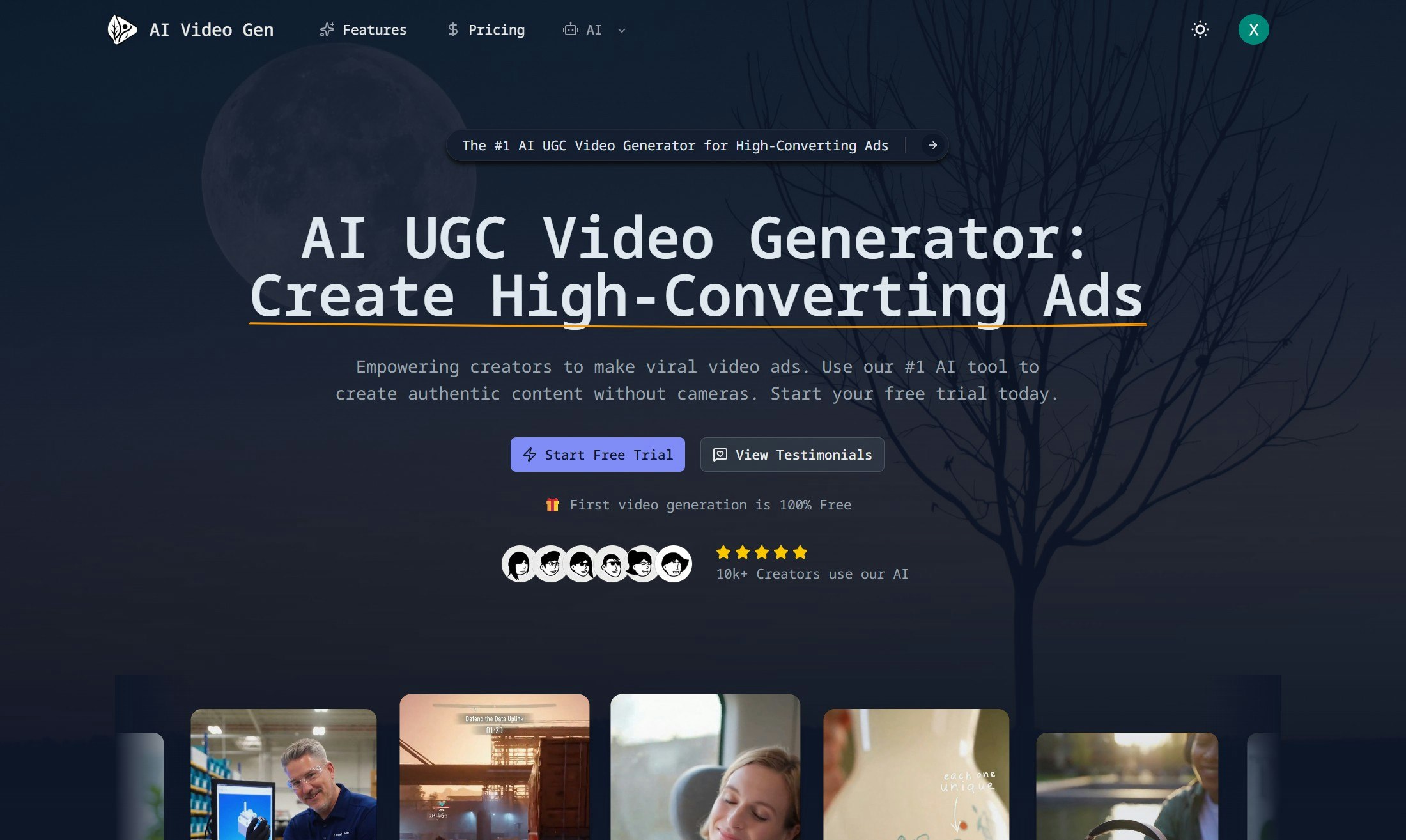 AI UGC Video Generator gallery image