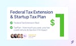 Tax Extension & Startup Tax Plan image
