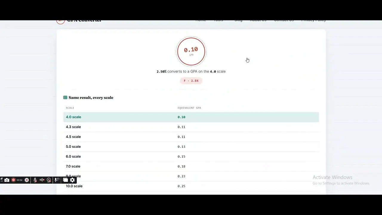 GPA to Percentage Converter gallery image