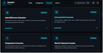 SolveKit — Universal Problem gallery image