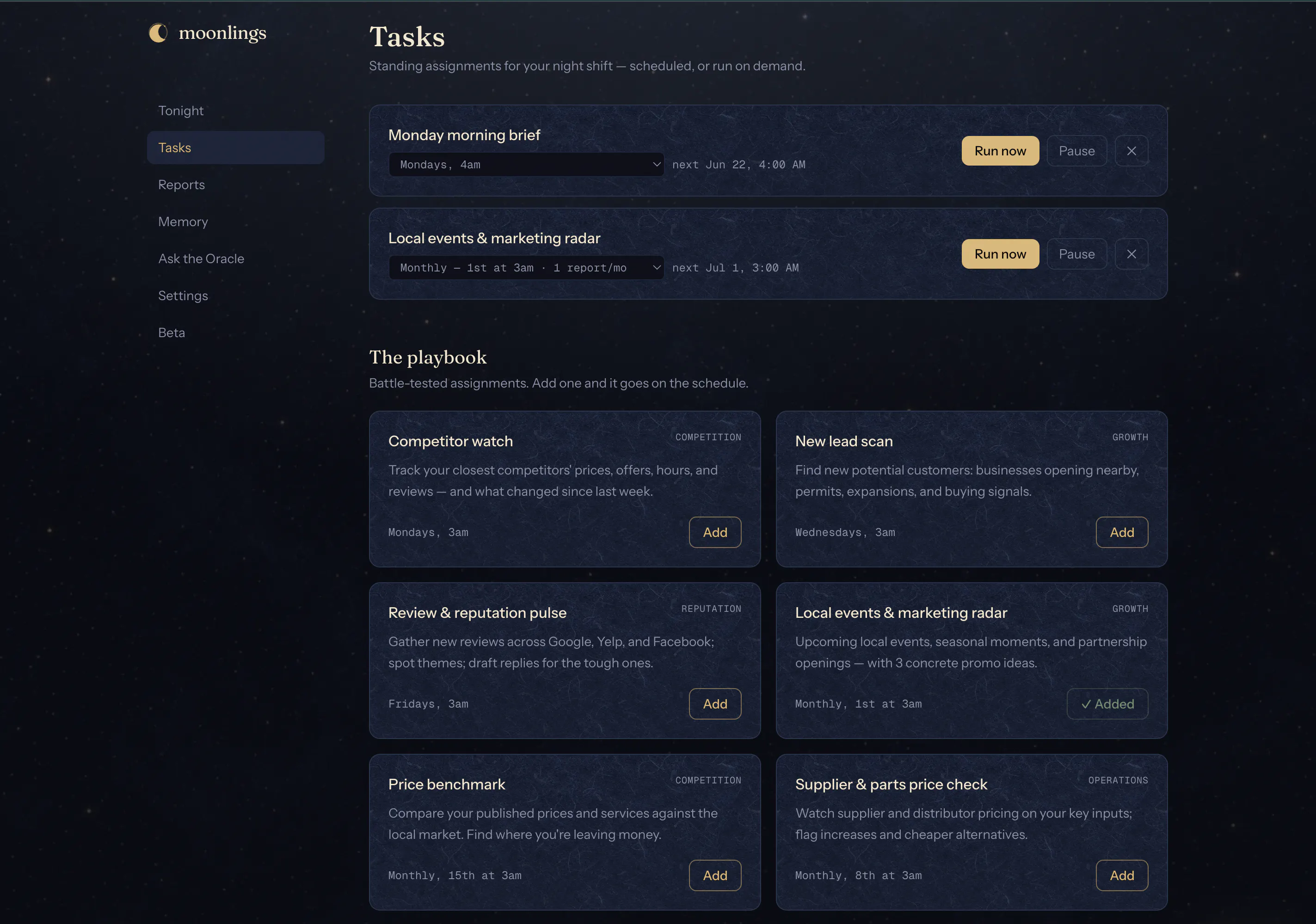 Moonlings - A tiny overnight AI crew gallery image