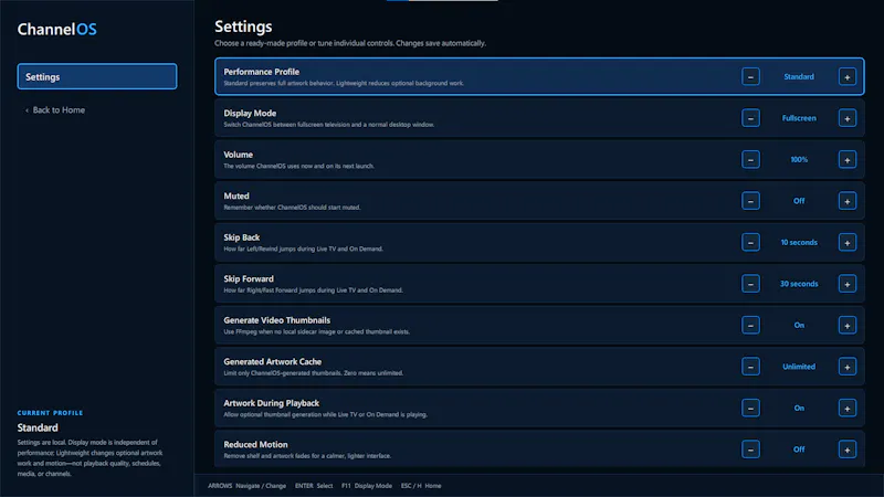 ChannelOS screenshot 6