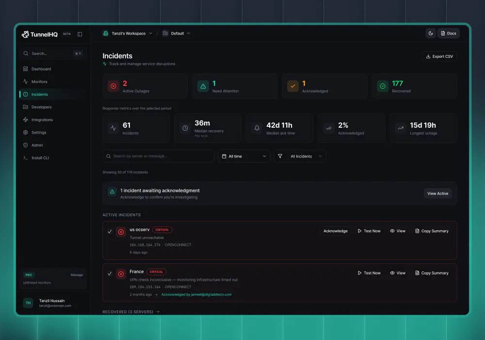 TunnelHQ gallery image