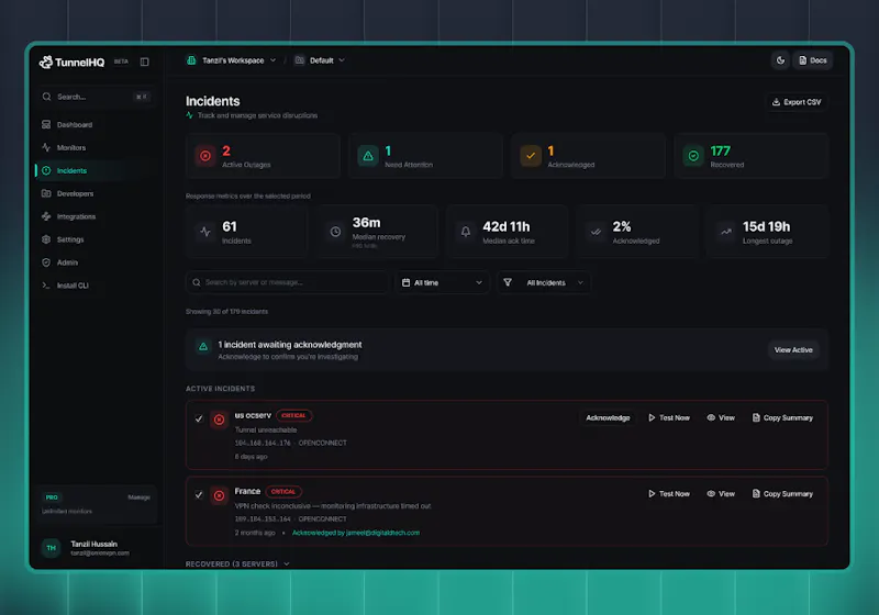 TunnelHQ screenshot 3