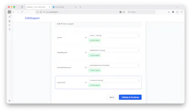 CSVImport gallery image