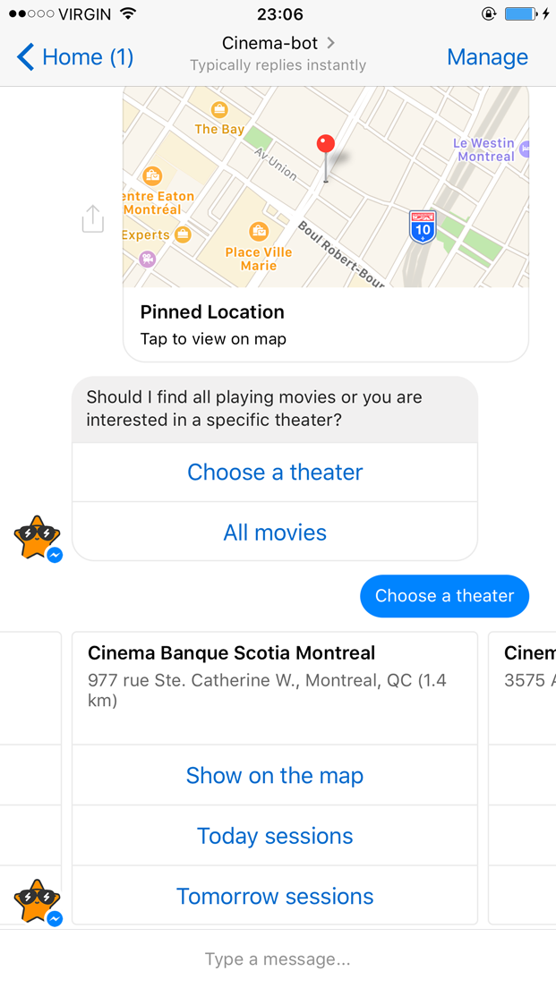 Cinema-bot gallery image