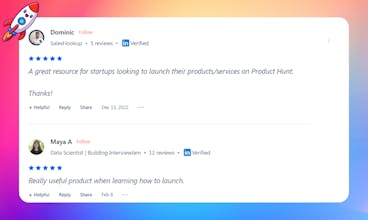 Google Sheets プラットフォームのスクリーンショット - Google Sheets に表示された Product Hunt Launch Checklist のスクリーンショット。貴重なヒントと戦略的チェックリストが含まれる列と行がきちんと配置された表が示されています。
