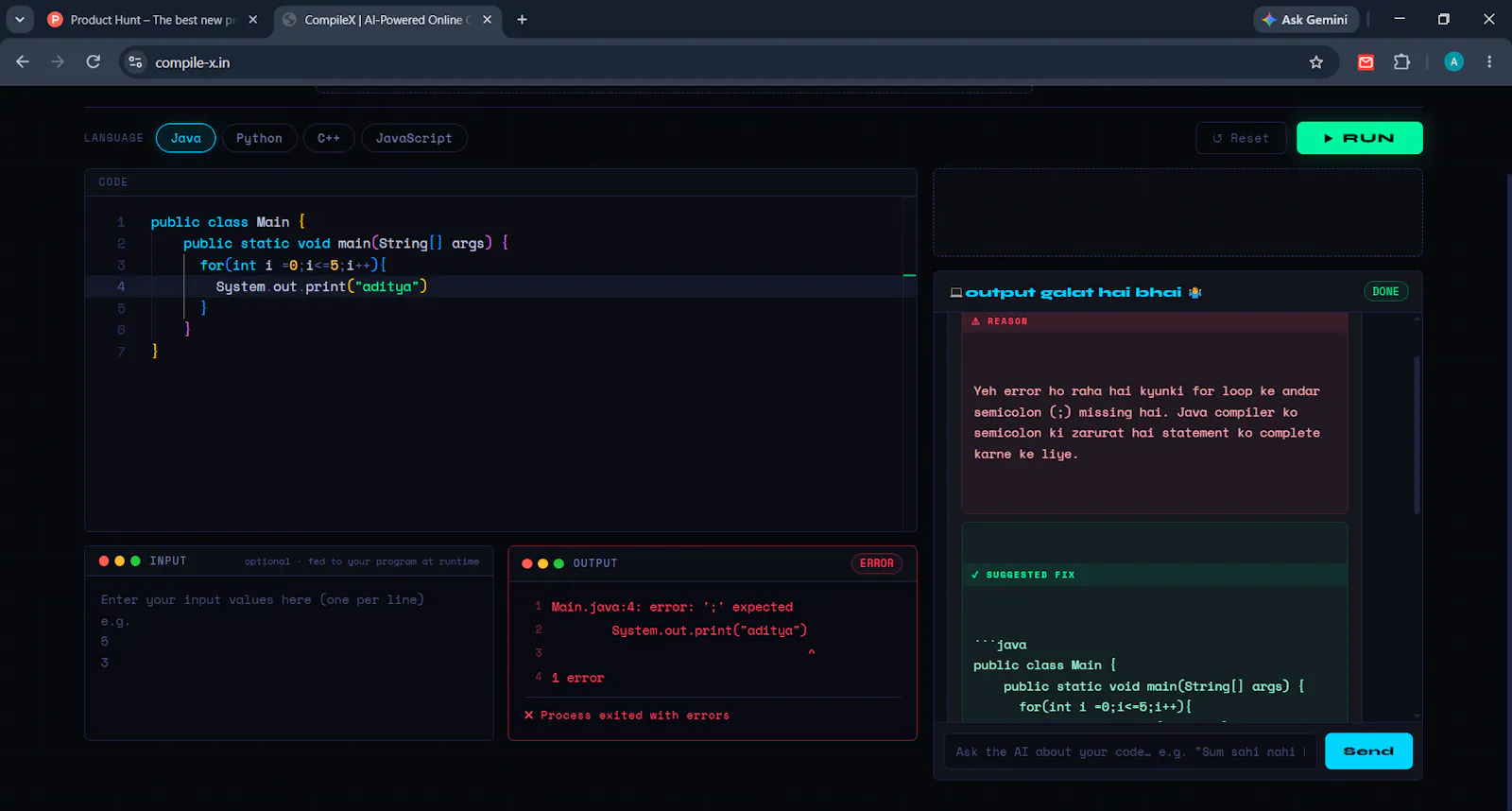CompileX screenshot 3