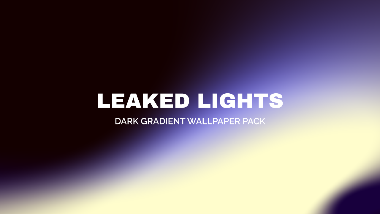 Leaked lights gradient wallpaper pack gallery image