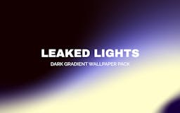 Leaked lights gradient wallpaper pack media 1
