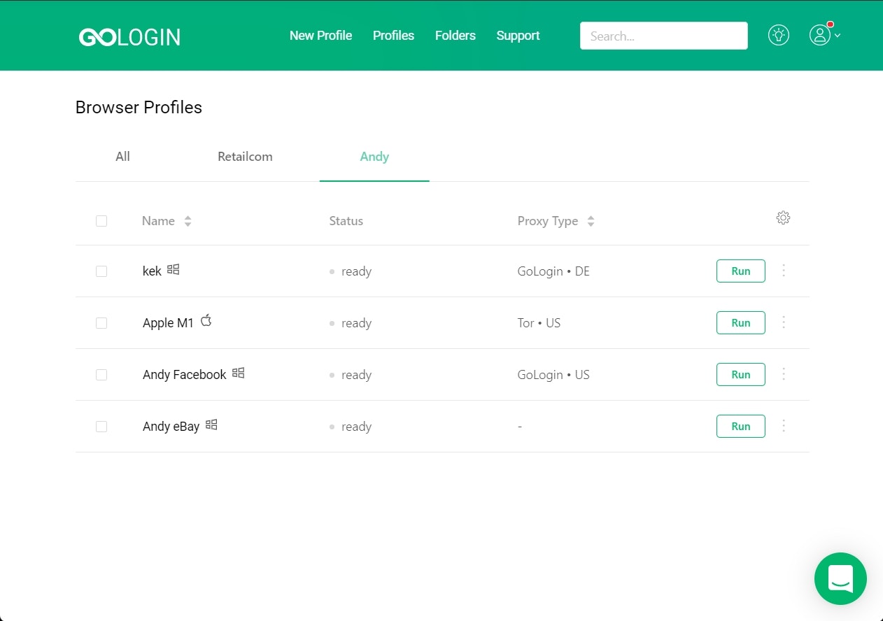 GoLogin gallery image