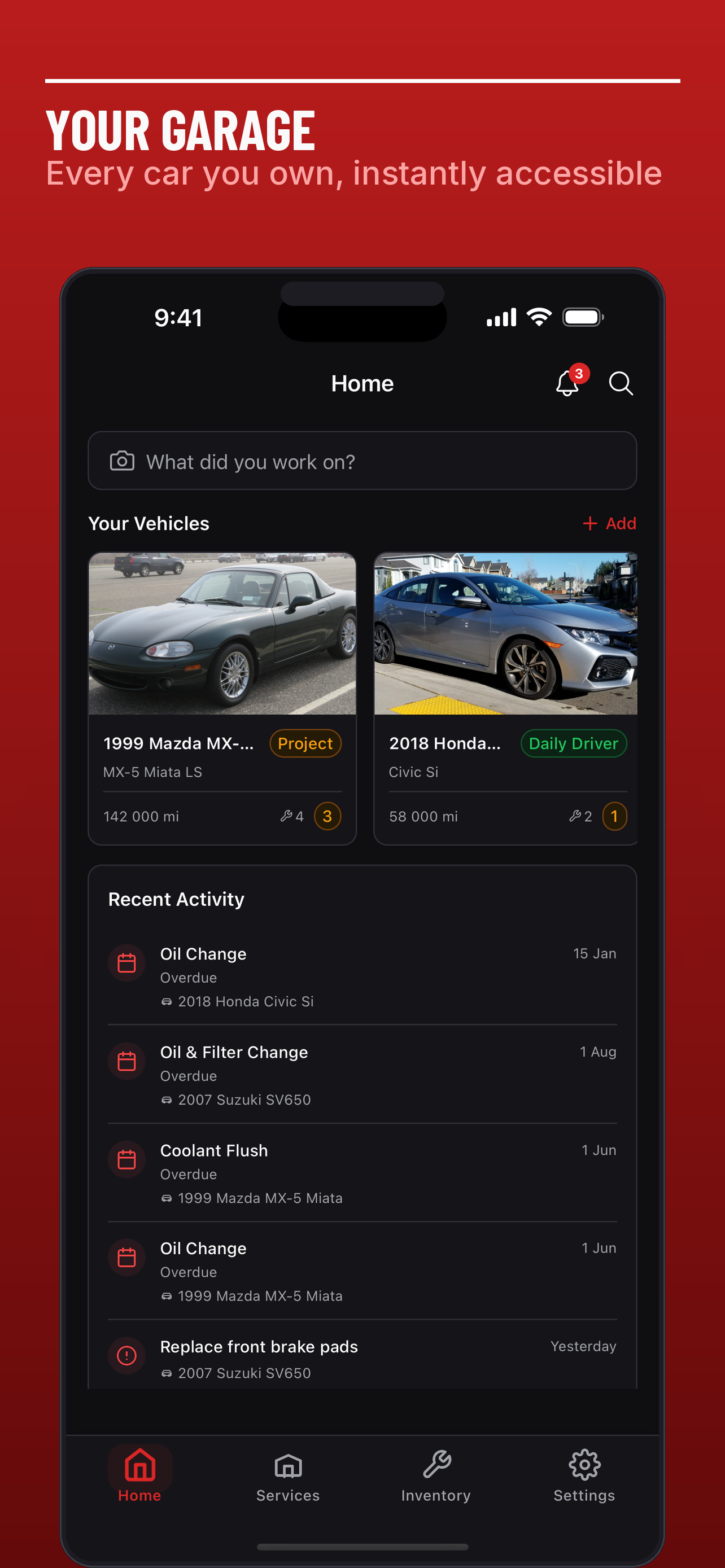 GarageHub - Screenshot 5 showing product features and functionality