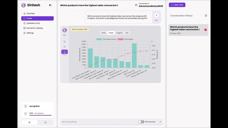 SirDash.ai screenshot 1 (video preview)