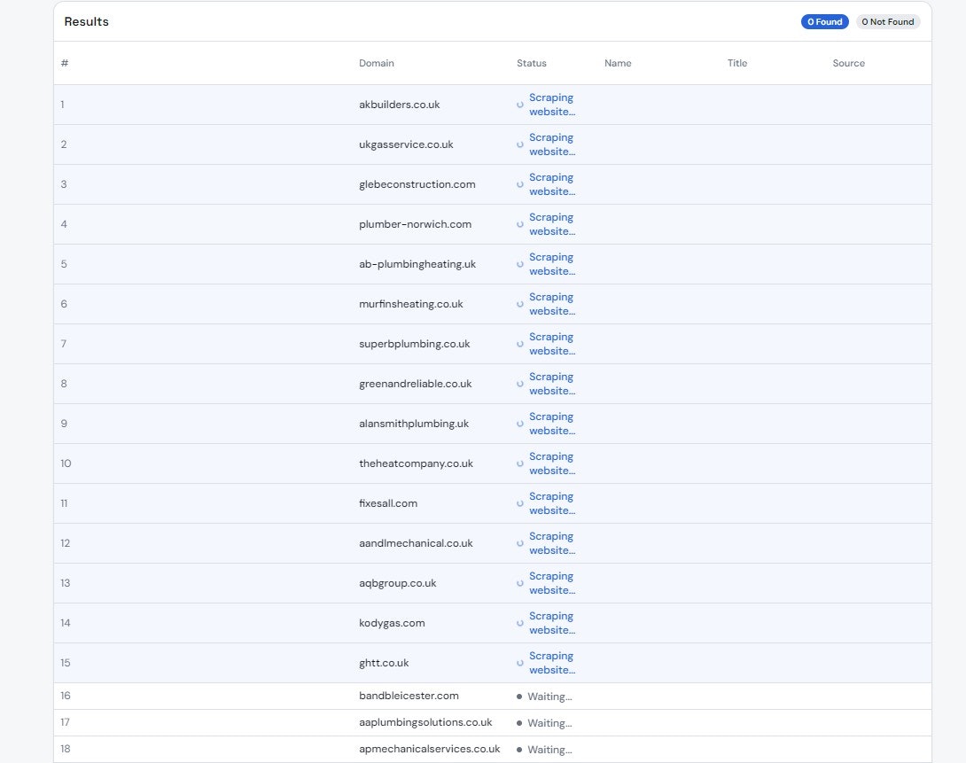 Bulk Contact Finder – Extract ContactsAI gallery image
