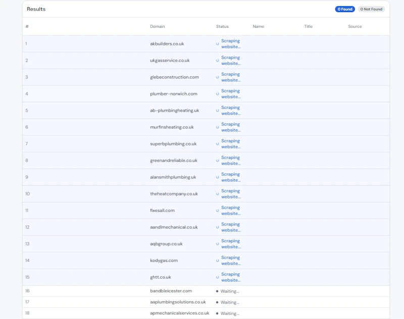 Bulk Contact Finder screenshot 3