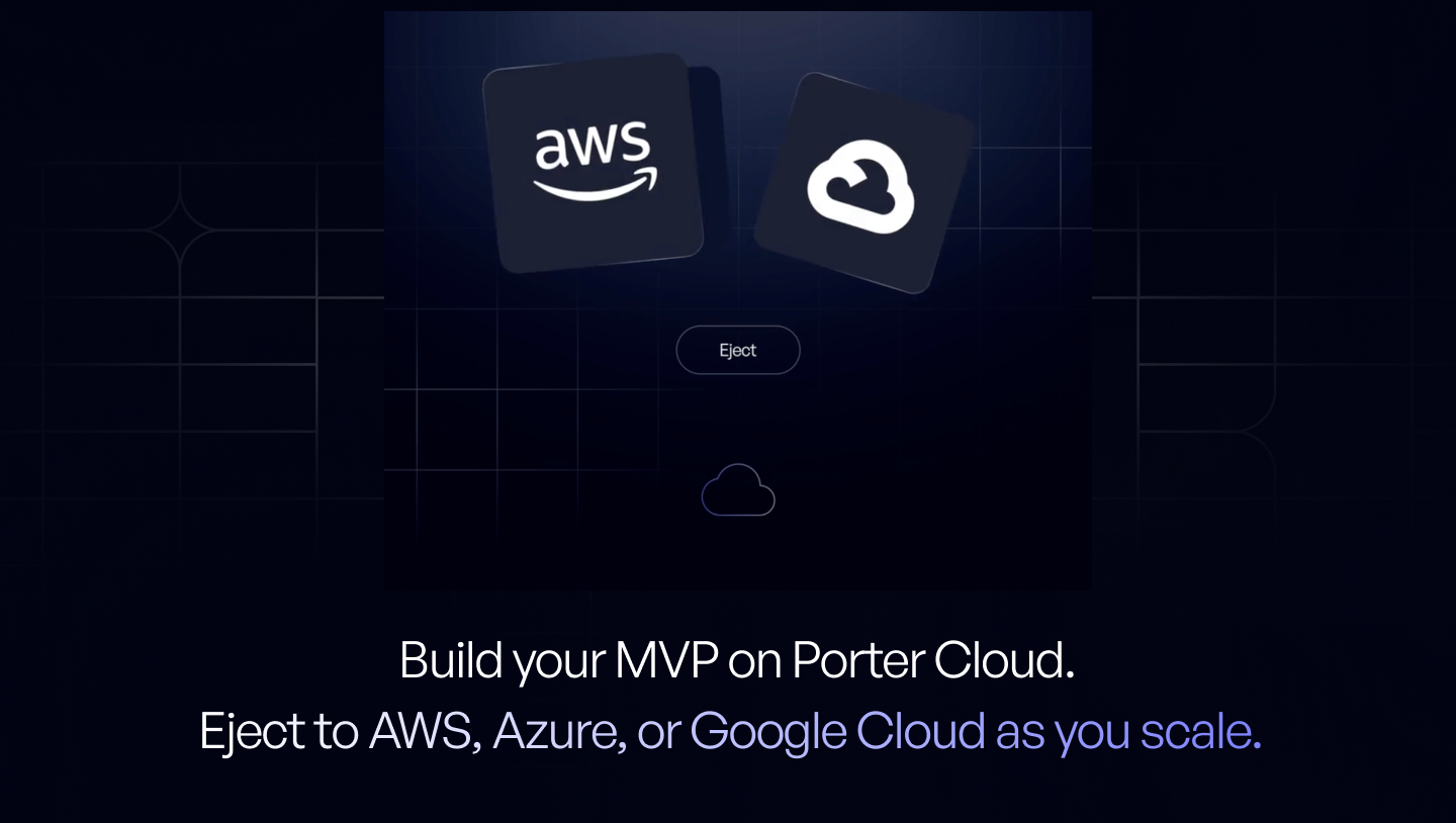 포터 클라우드 - Porter에 MVP를 구축하고 나중에 AWS/AZURE/GCP로 꺼내십시오 미디어 2