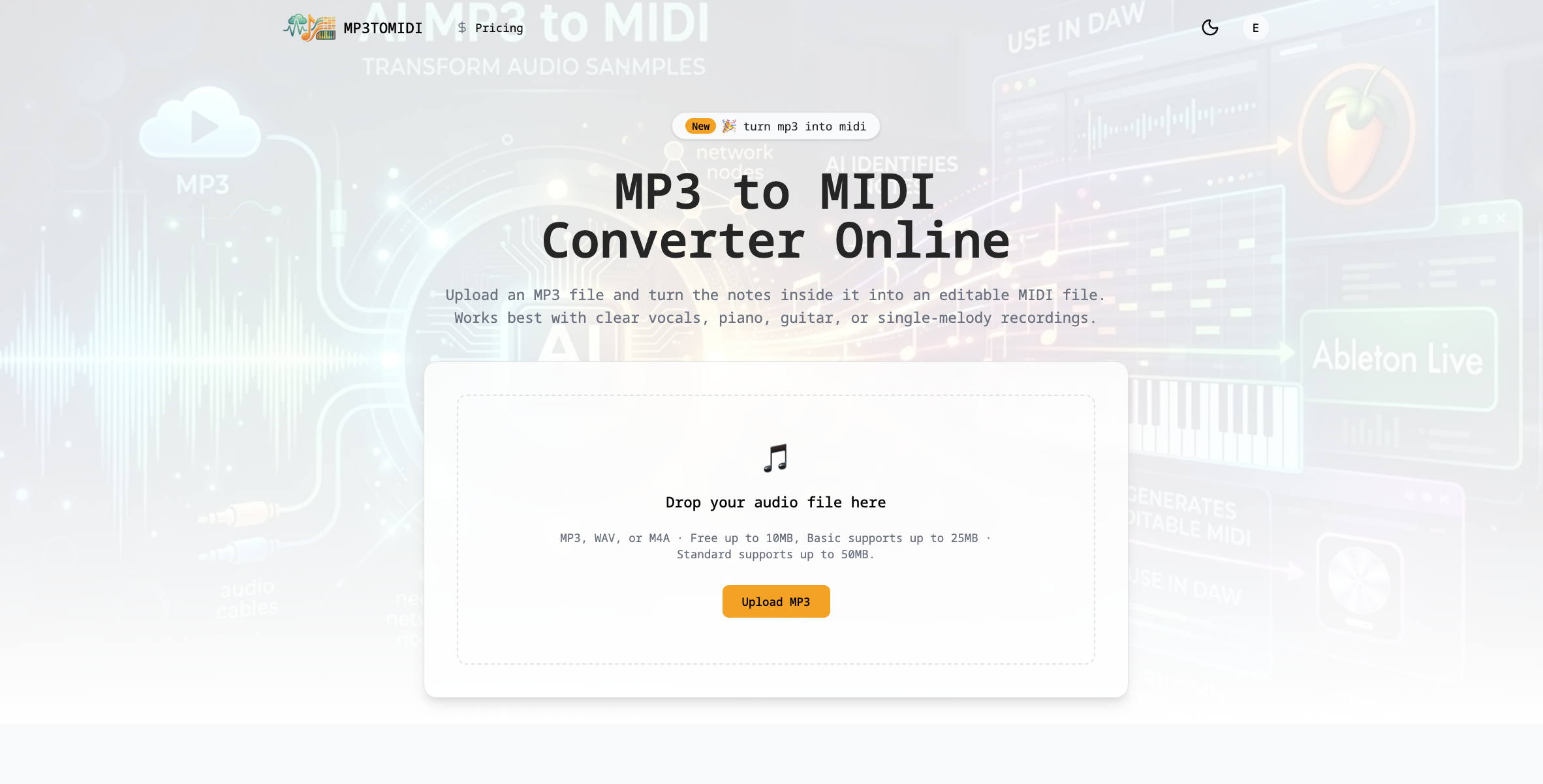 MP3 TO MIDI gallery image