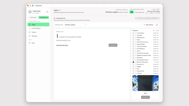 Accelerator AI by Lovie.co screenshot 4
