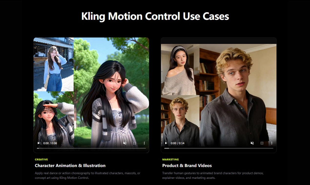 Kling Motion Control gallery image