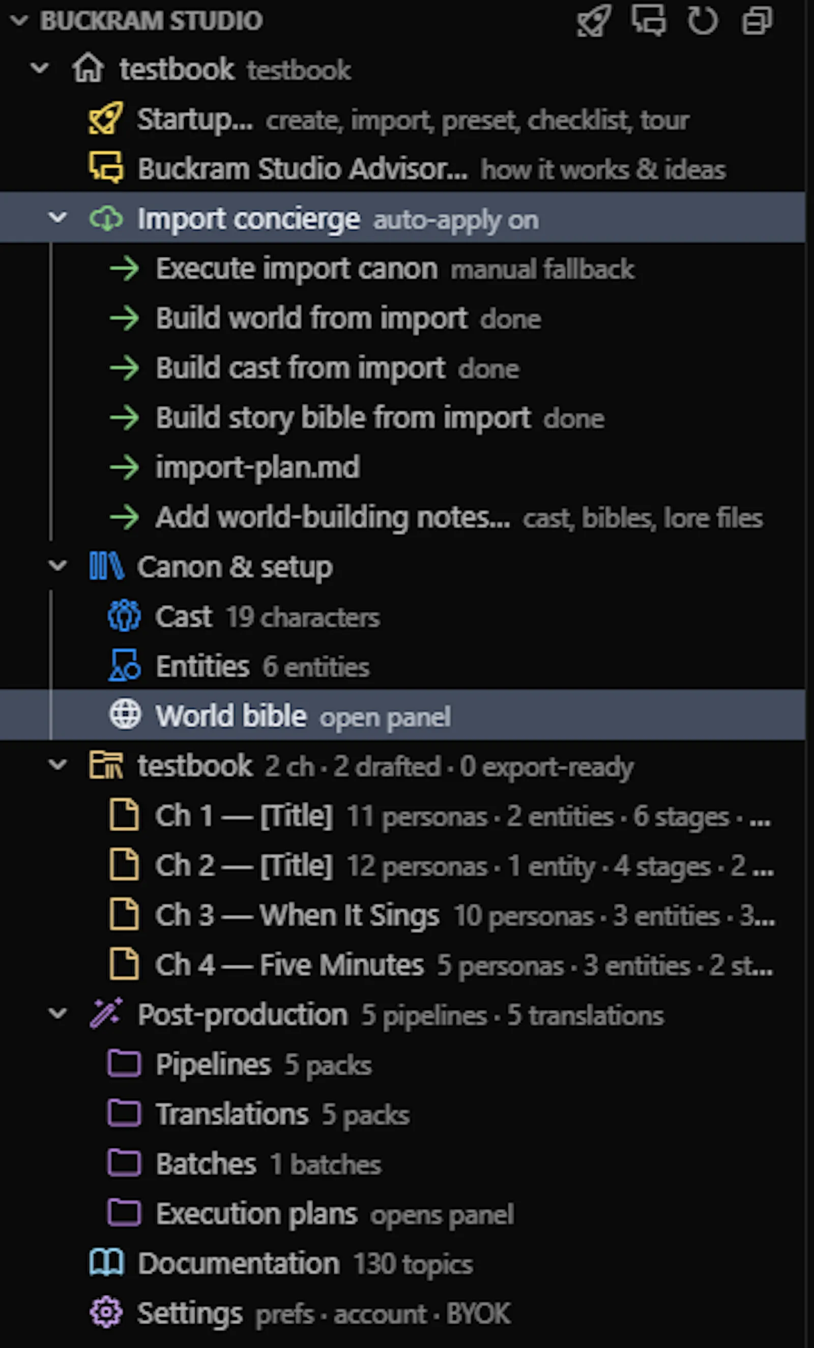 Buckram Studio screenshot 3