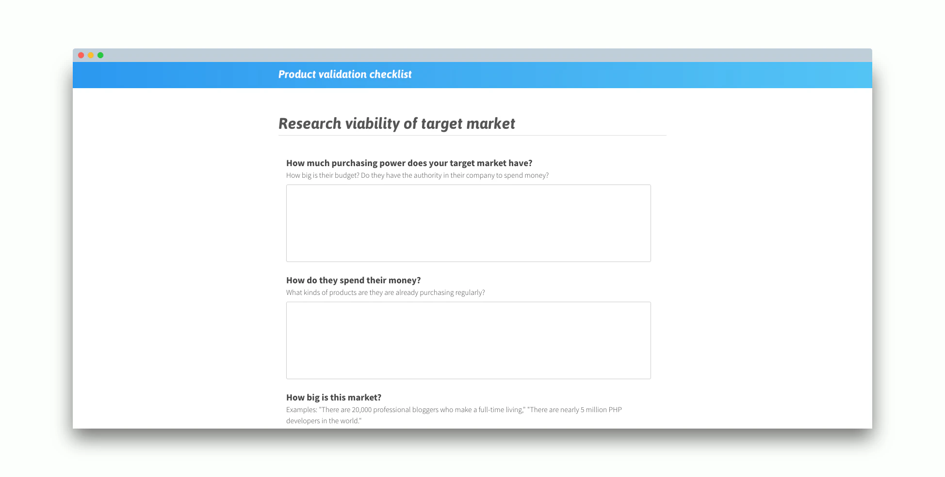 Product Validation Checklist Image