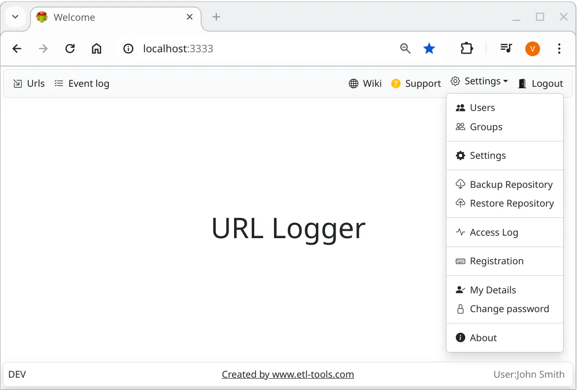Url Logger のプロダクトバナー