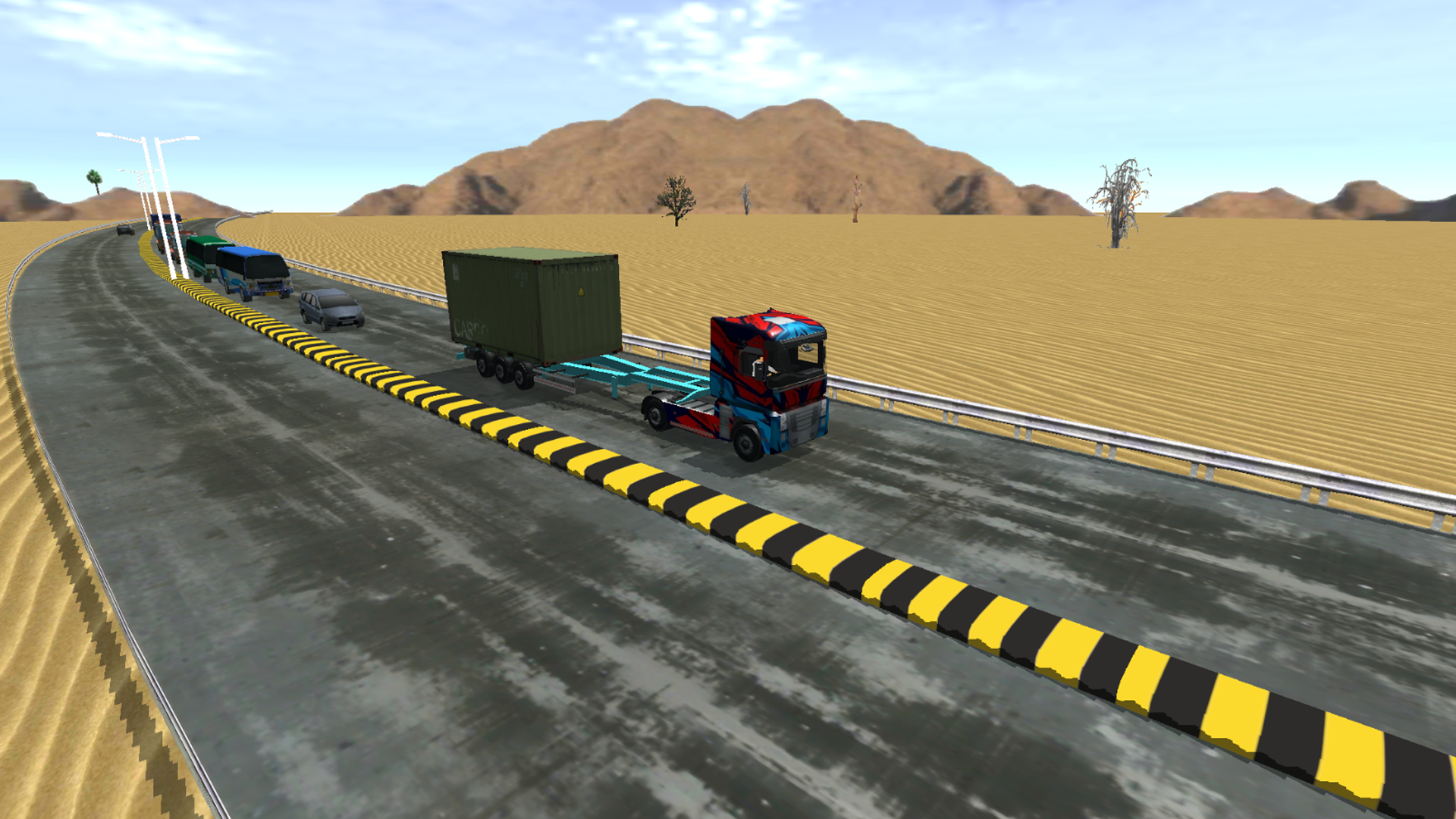 Media Simulator Trak Mudah Alih India - Simulator Lori Barang Multi Tujuan - Persekitaran Realistik 6