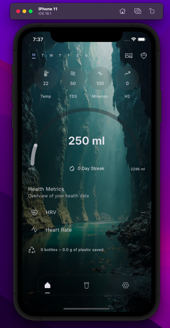Bionic Hydration - Screenshot 3 showing product features and functionality