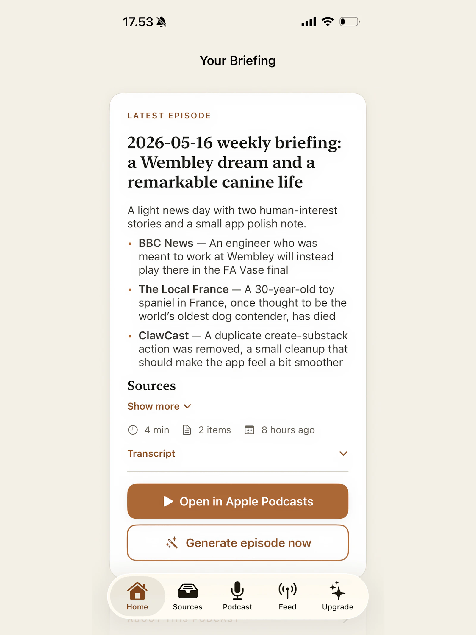theclawcast screenshot 1