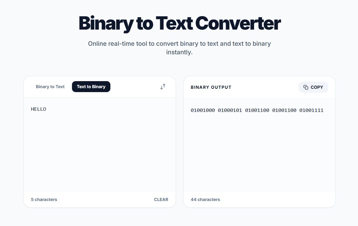 BinTxt - Binary to Text Converter gallery image
